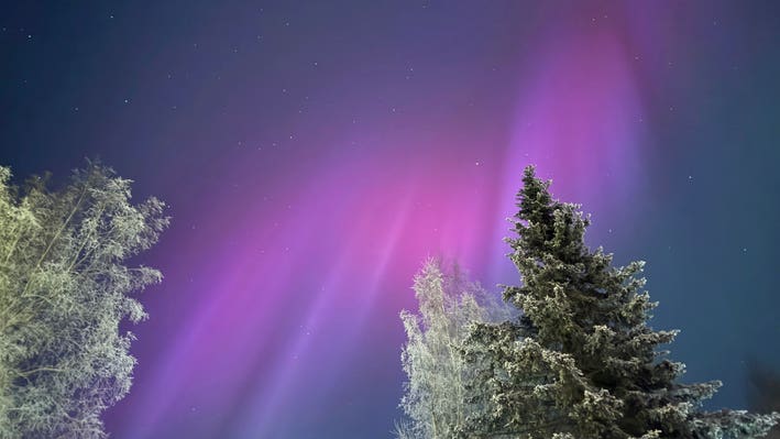 Zorza polarna w USA: Niezwykłe zjawisko widoczne w 14 stanach